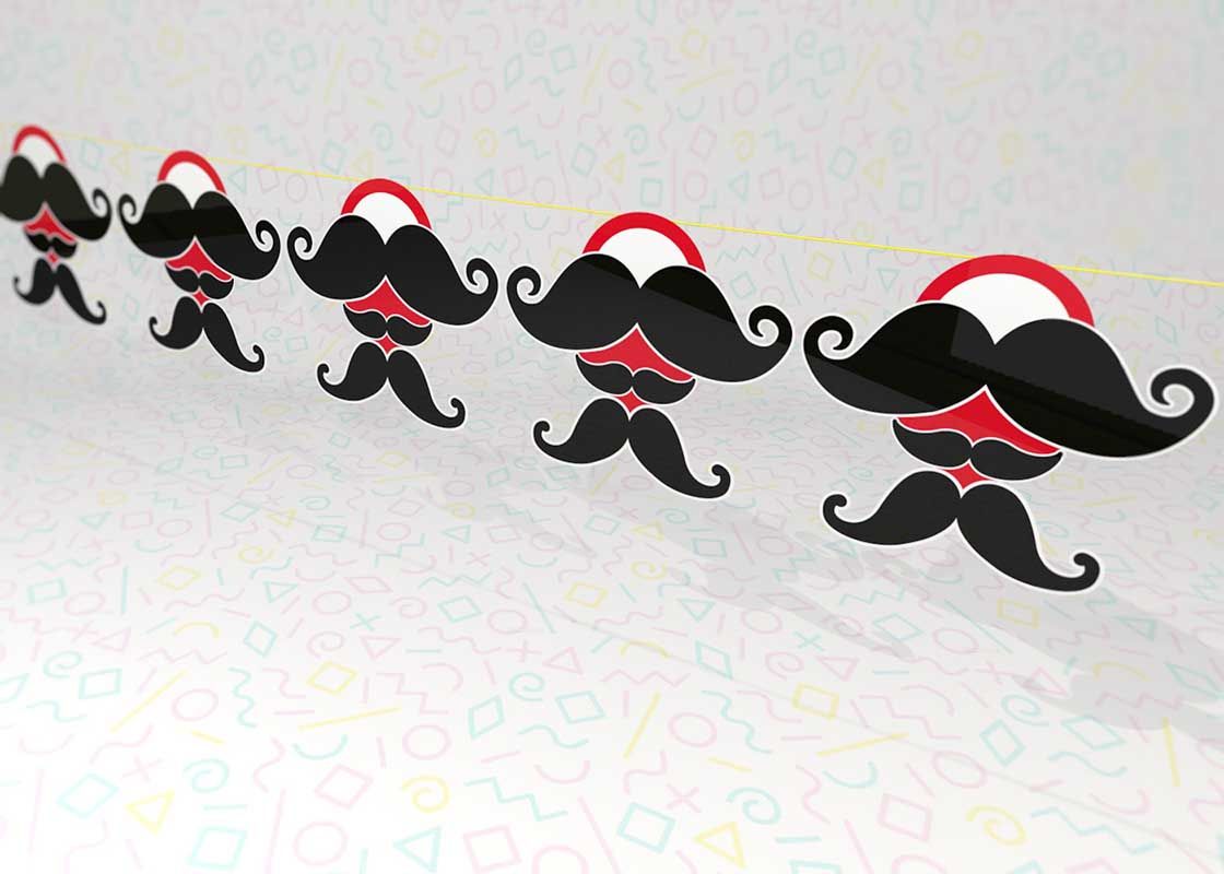 Decoración para Fiesta Mustaches