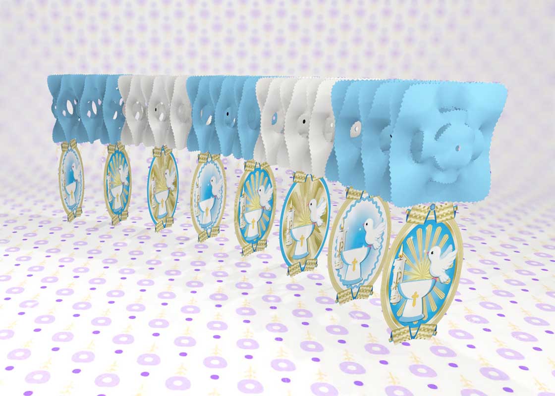 DECORACIÓN PARA BAUTIZO DE NIÑO