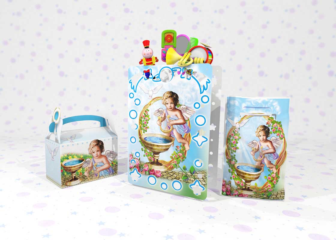 Decoración Bautizo Pila Niño